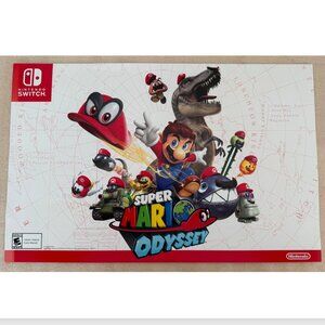 🍄 Nintendo 🍄  Switch Super Mario Odyssey Edition Double Sided Poster 17'X11"